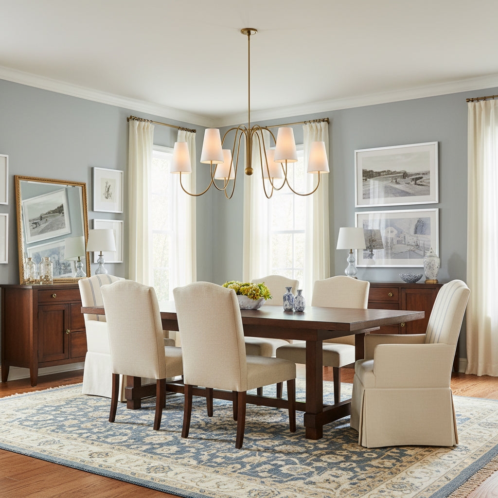 Gianna Curved Chandelier T1864