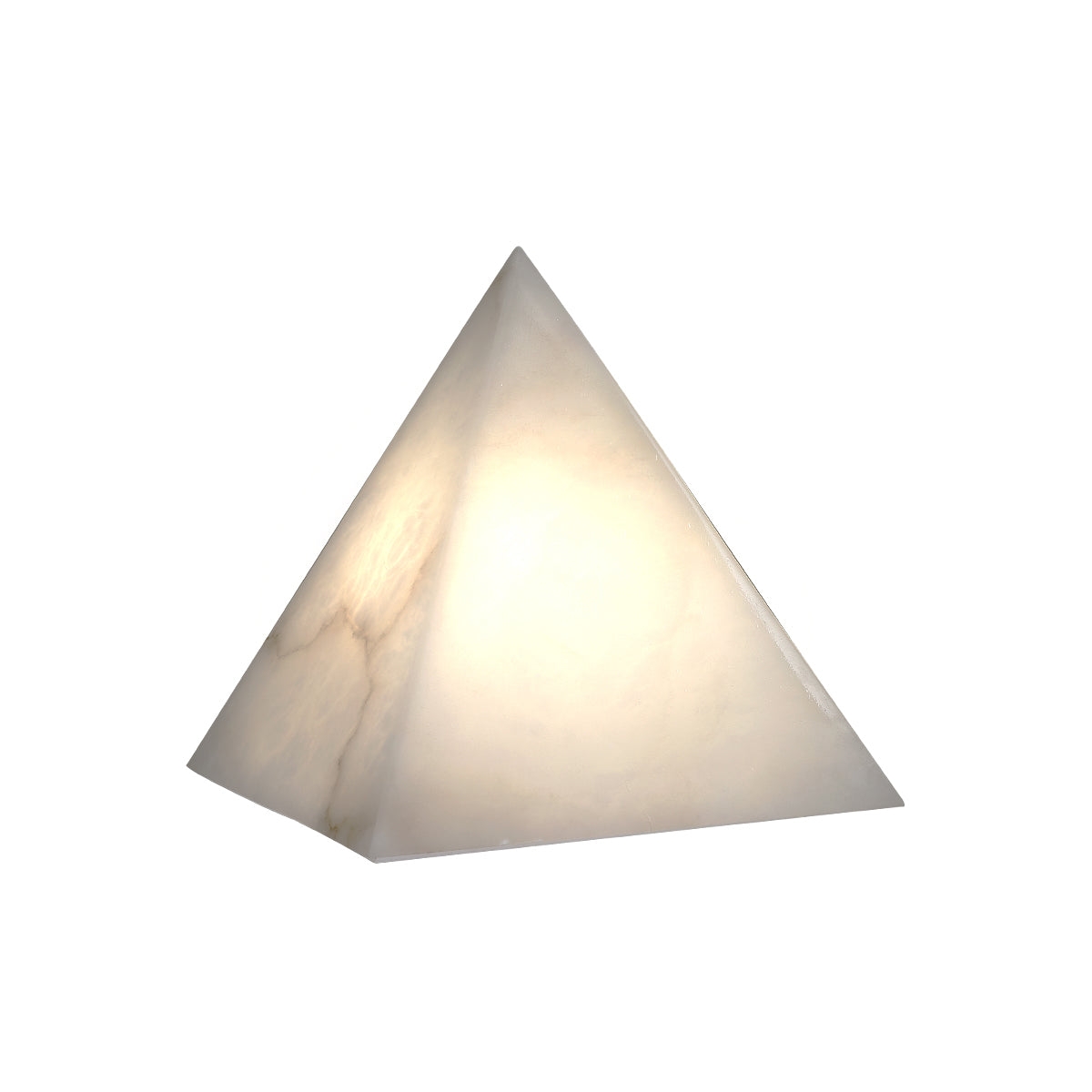 Alabaster Pyramid Table Lamp T1652