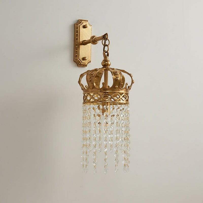 Timon Brass Crown Wall Lamp T1969