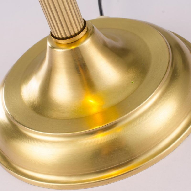 Classic Green Glass Bankers Table Lamp