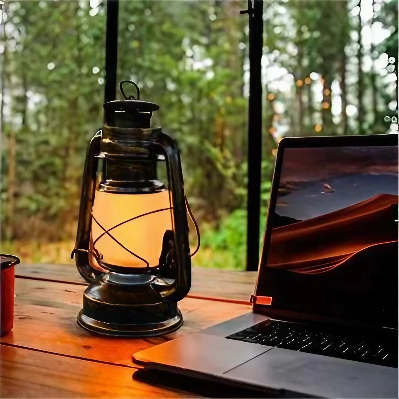 Rechargeable Portable Retro Camping Lamp S01