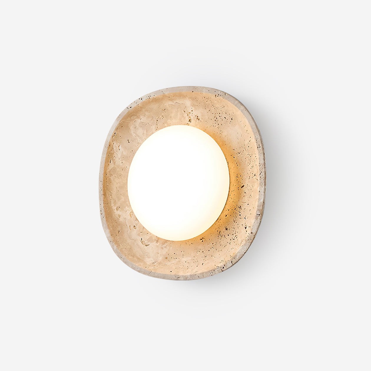 Japanese Style Wabi-Sabi Stone Wall Lamp M161