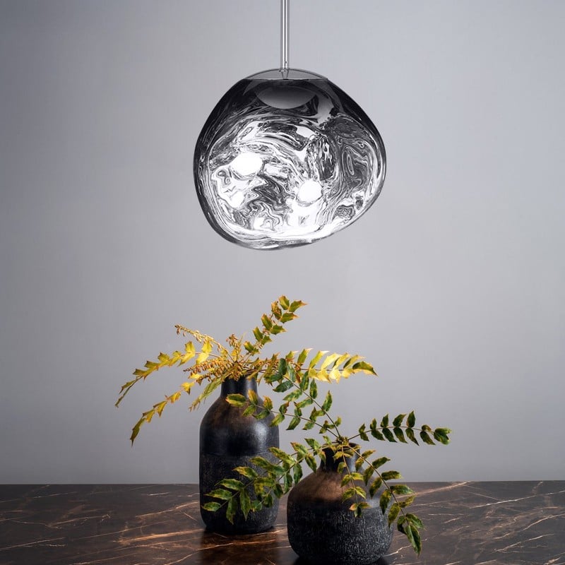 Dynamic Surface Pendant Light For Living Room S208