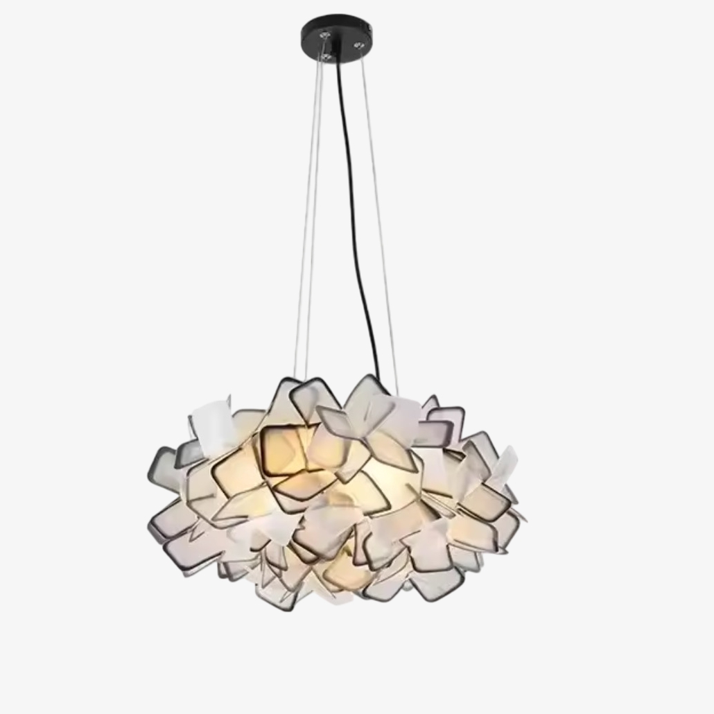 Gradient Acrylic Pendant Light – Modern Hanging Lamp for Bedroom S404