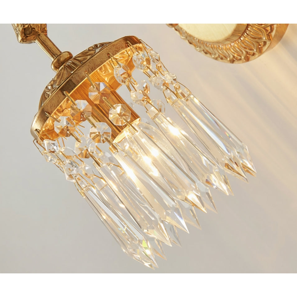 Antler Crystal Wall Lamp T1964