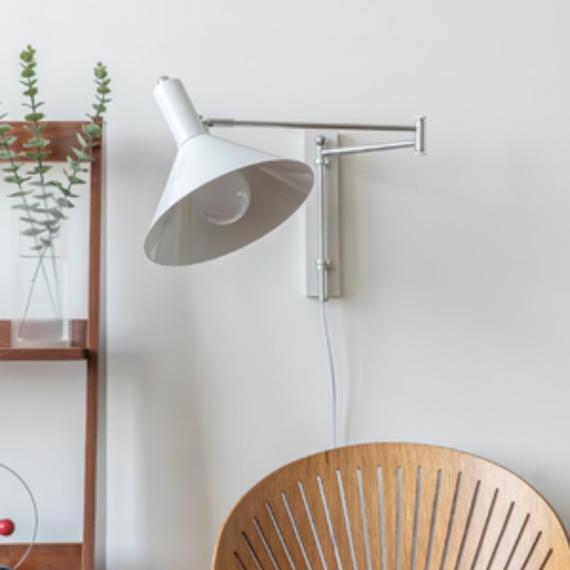 Classic Modern Swing Arm Adjustable Bedside Reading Wall Lamp M19