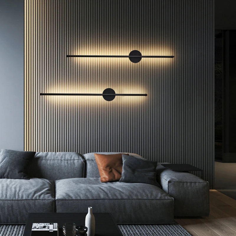 Modern Black Aluminum Wall Light T2074