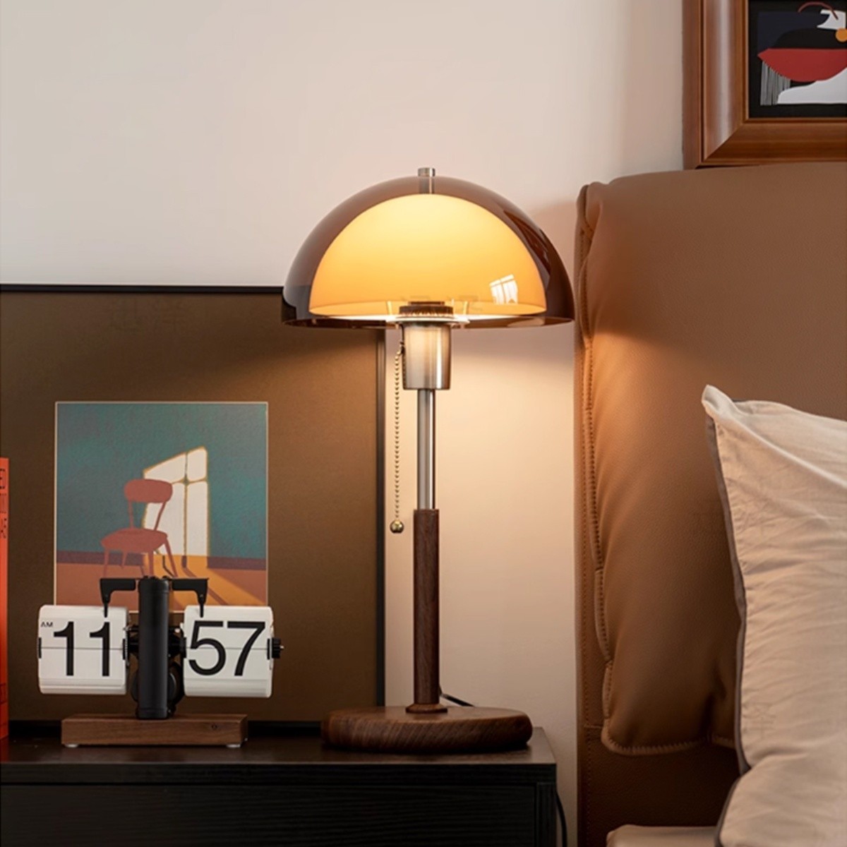 Afterglow Sunset Mushroom-Shaped Table Lamp - Acrylic Lamp for Bedroom S260
