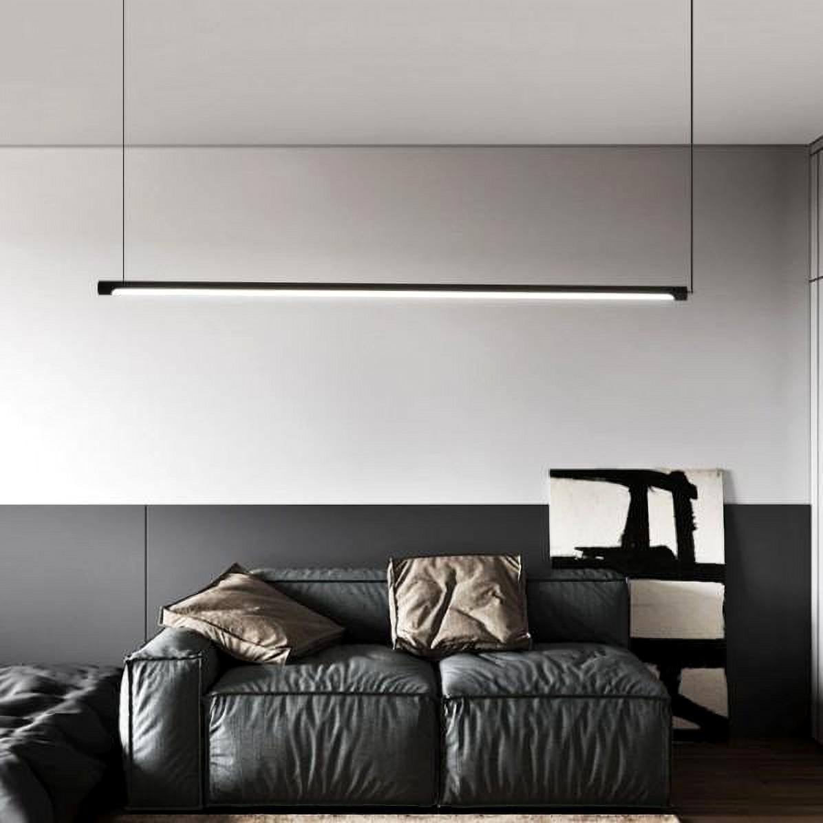 Linear LED Pendant Light-Horizontal