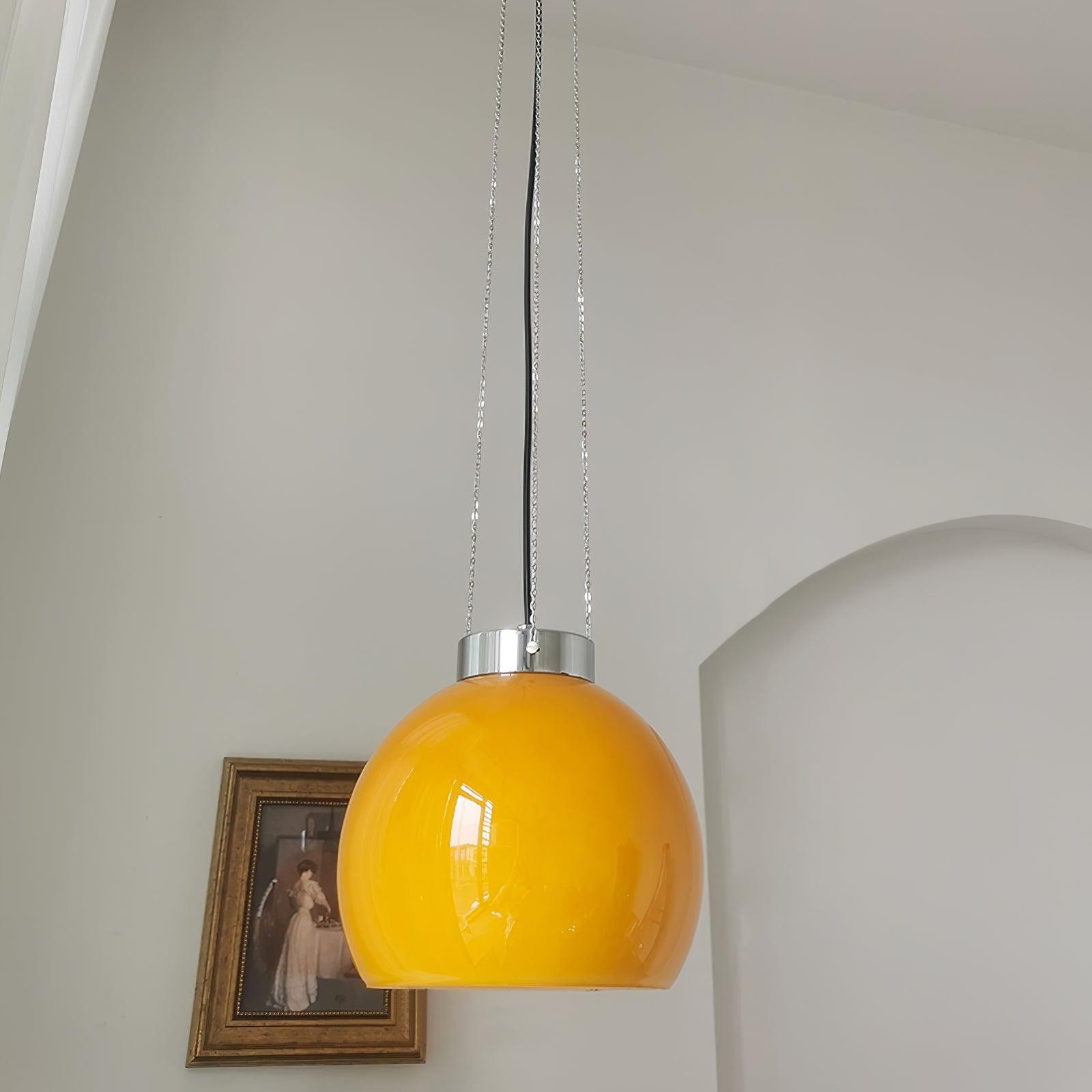Vintage Bauhaus Creative Hemispherical Pendant Light M540
