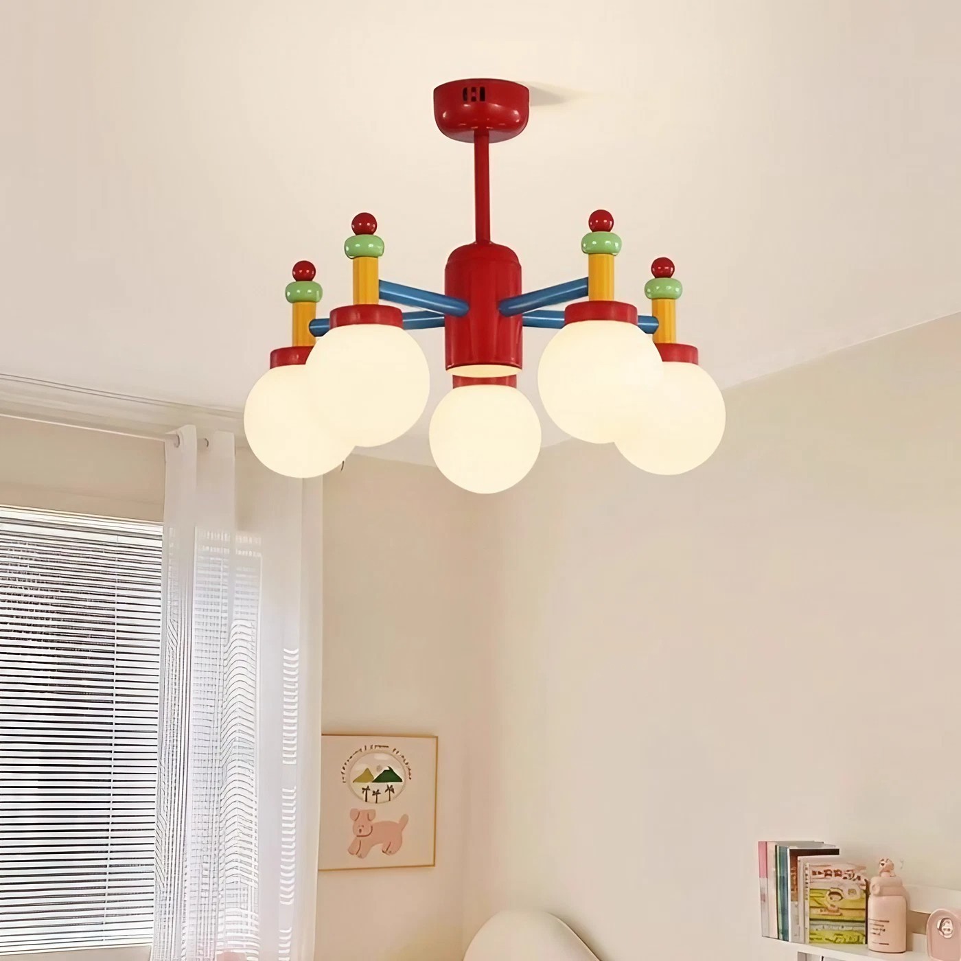 Art Decor Macaron Chandeliers For Children's Room S49