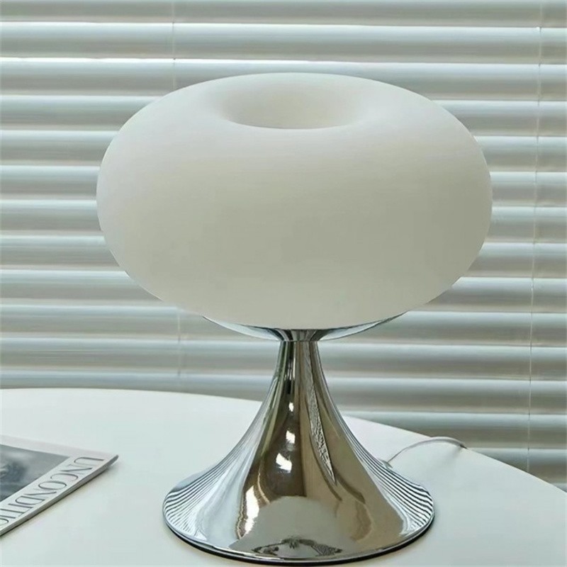 Lollora Bauhaus Apple Glass Table Lamp — Modern Desk & Bedside S171