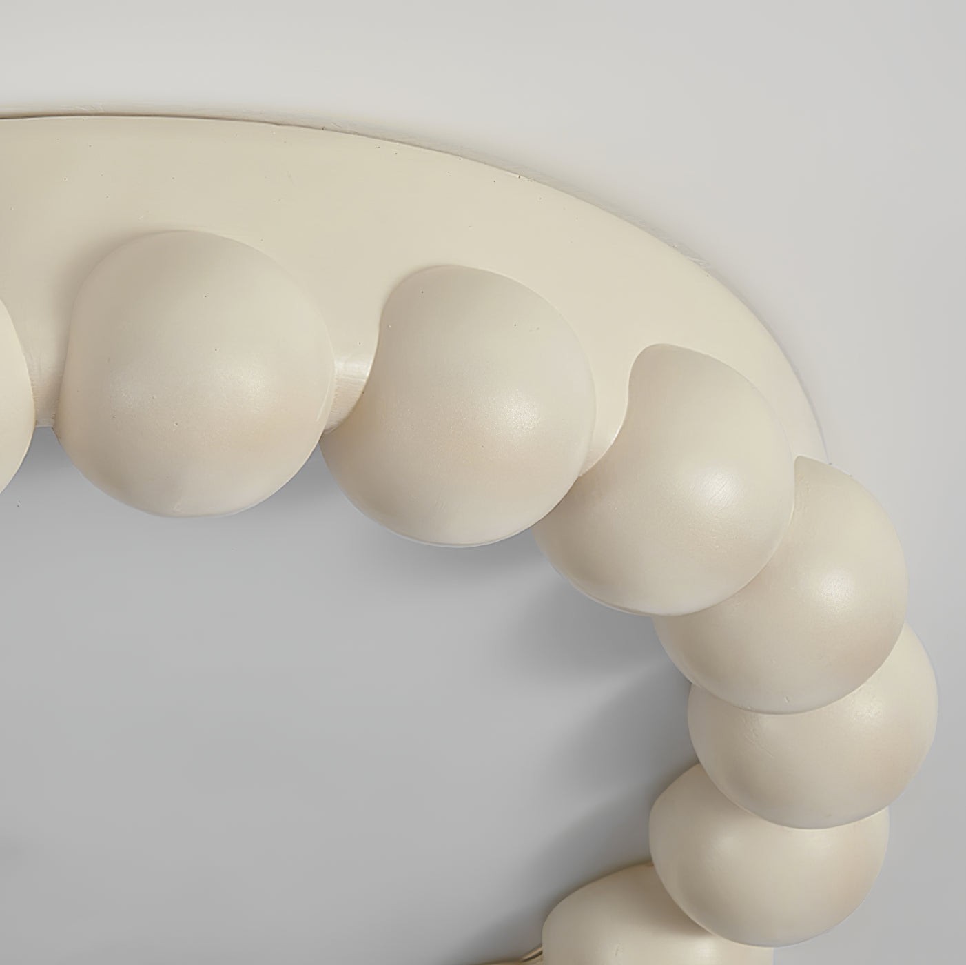 Sleek Flush Resin Ceiling Lamp — Comfortable Ambient Light S218