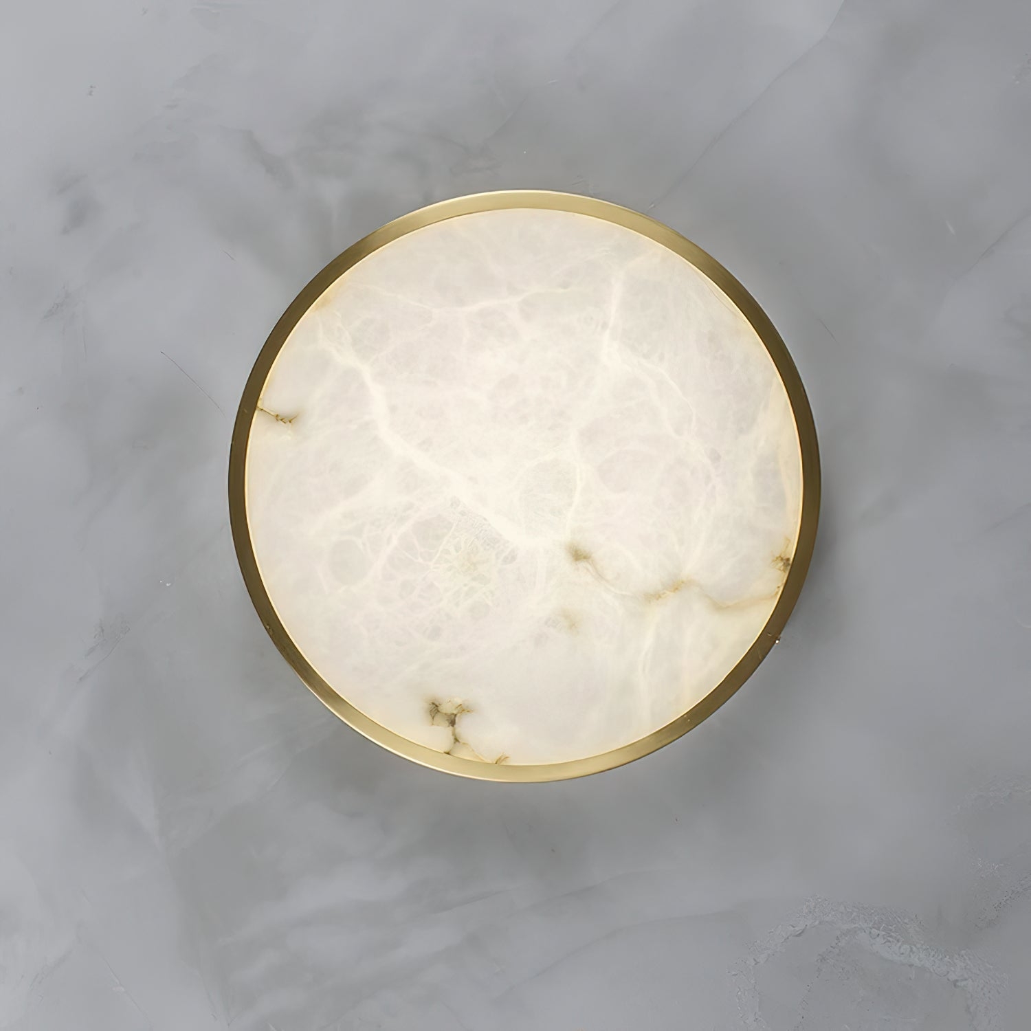 Geometric Alabaster Recessed Ceiling Light T1655