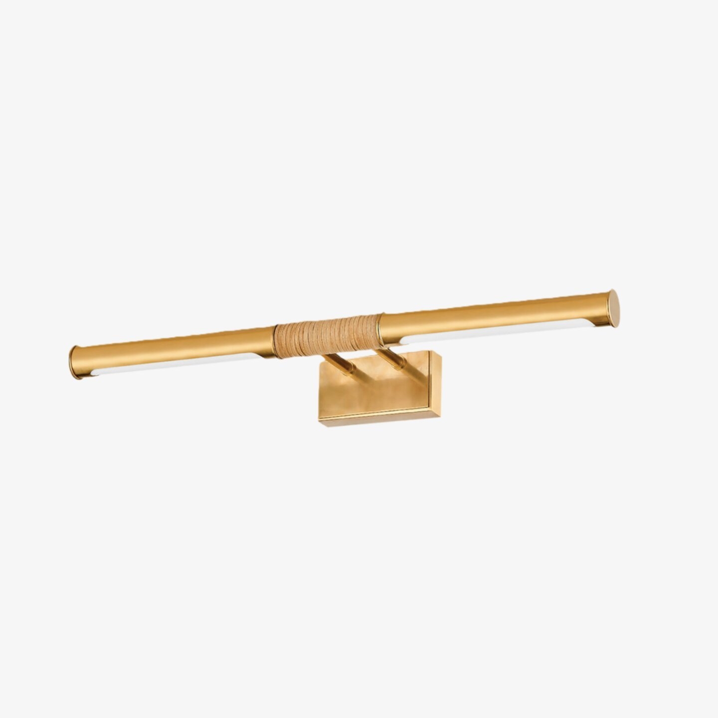 Aurix Picture Light - Slim Wrapped‑Center Bar Design Metal Finish Wall Lamp for Gallery T602