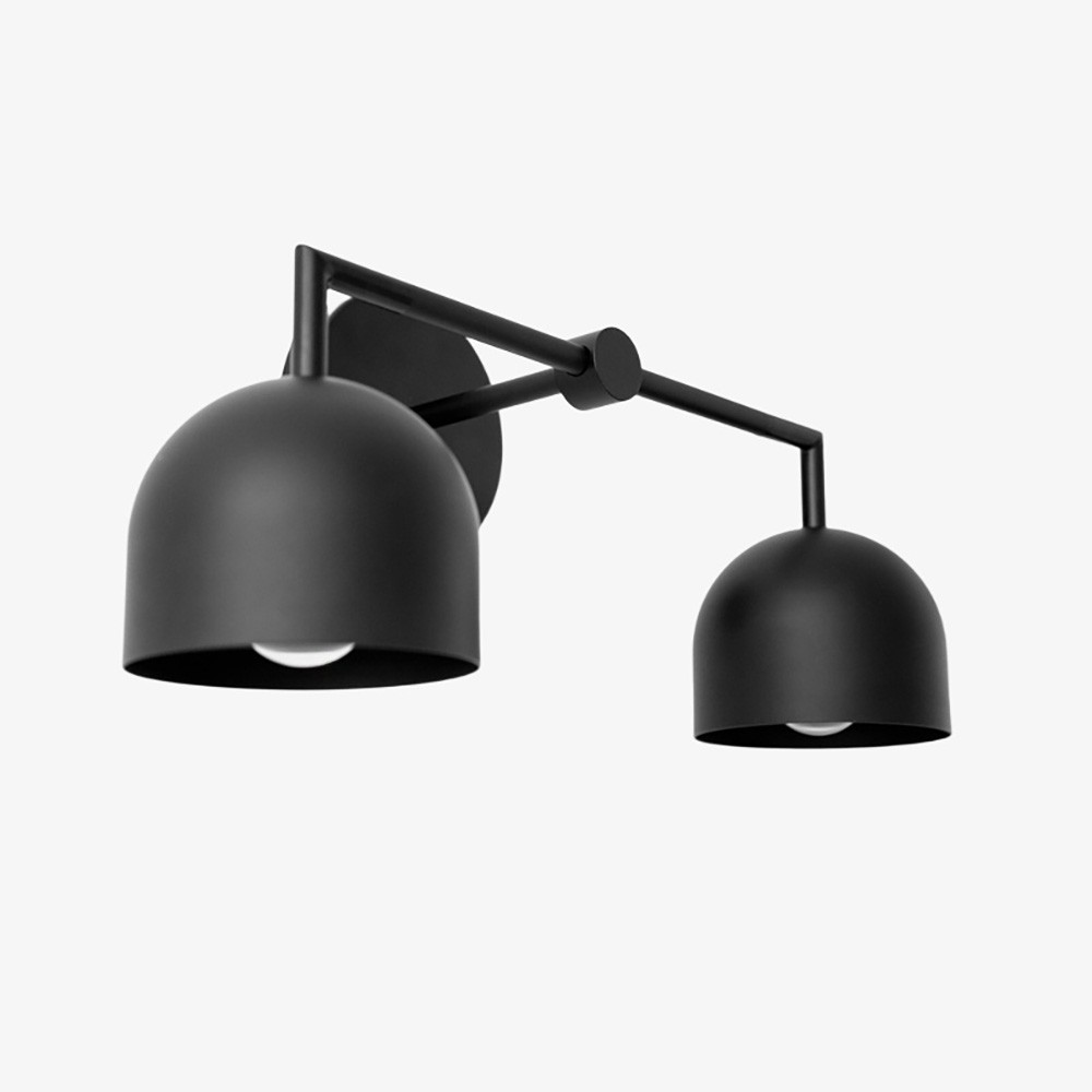 Metio Dome Farmhouse Wall Lamp - Metal Bathroom Mirror Sconce Light T450