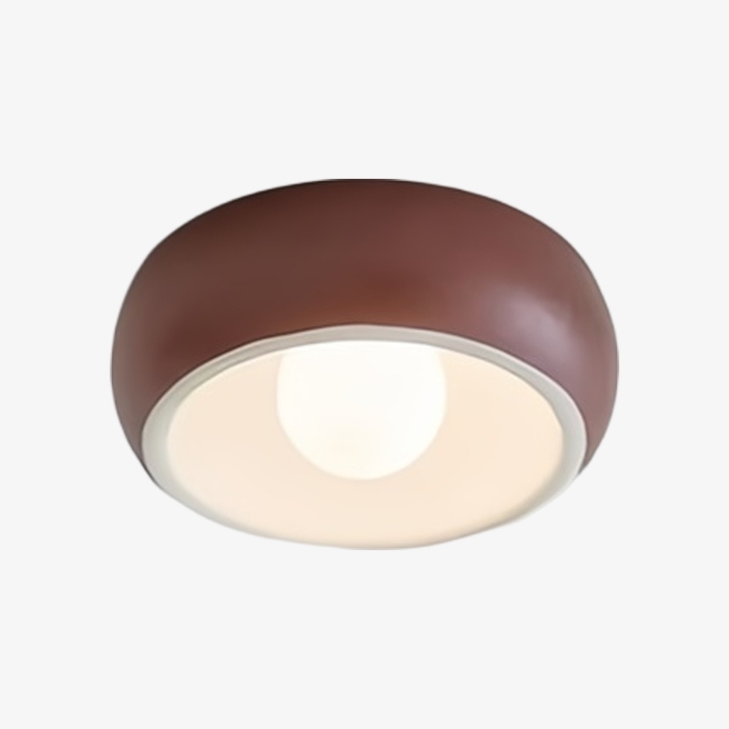 Aurelox Round Flush Mount Ceiling Light Clean Geometric Fixture - Contemporary Indoor Lighting T1145