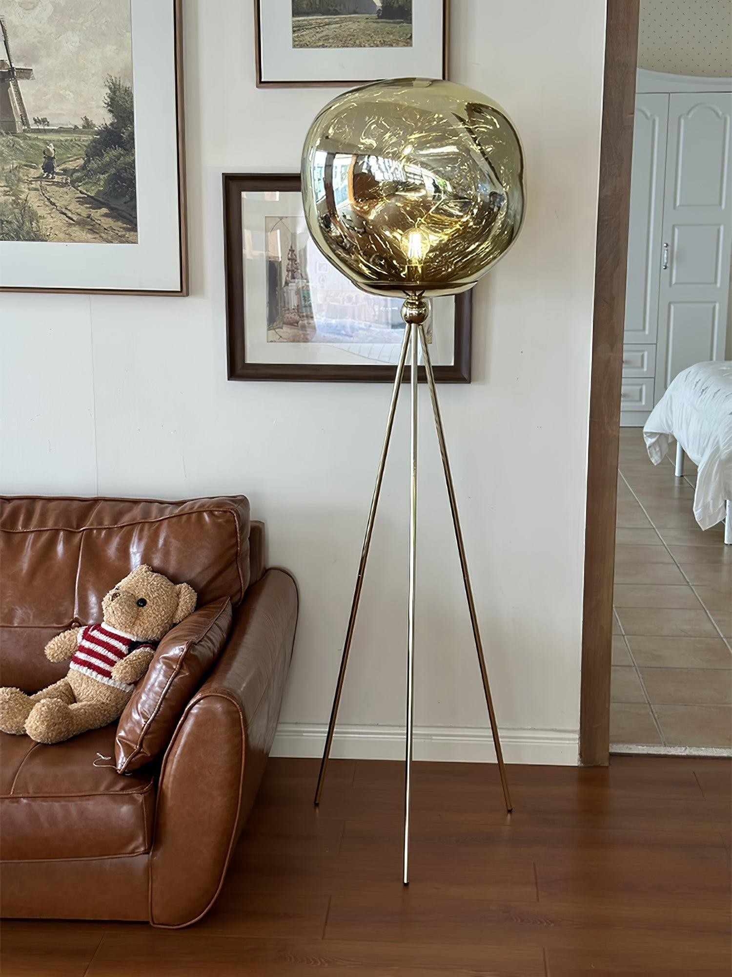 Tripod Irregular Lava Floor Lamp M216
