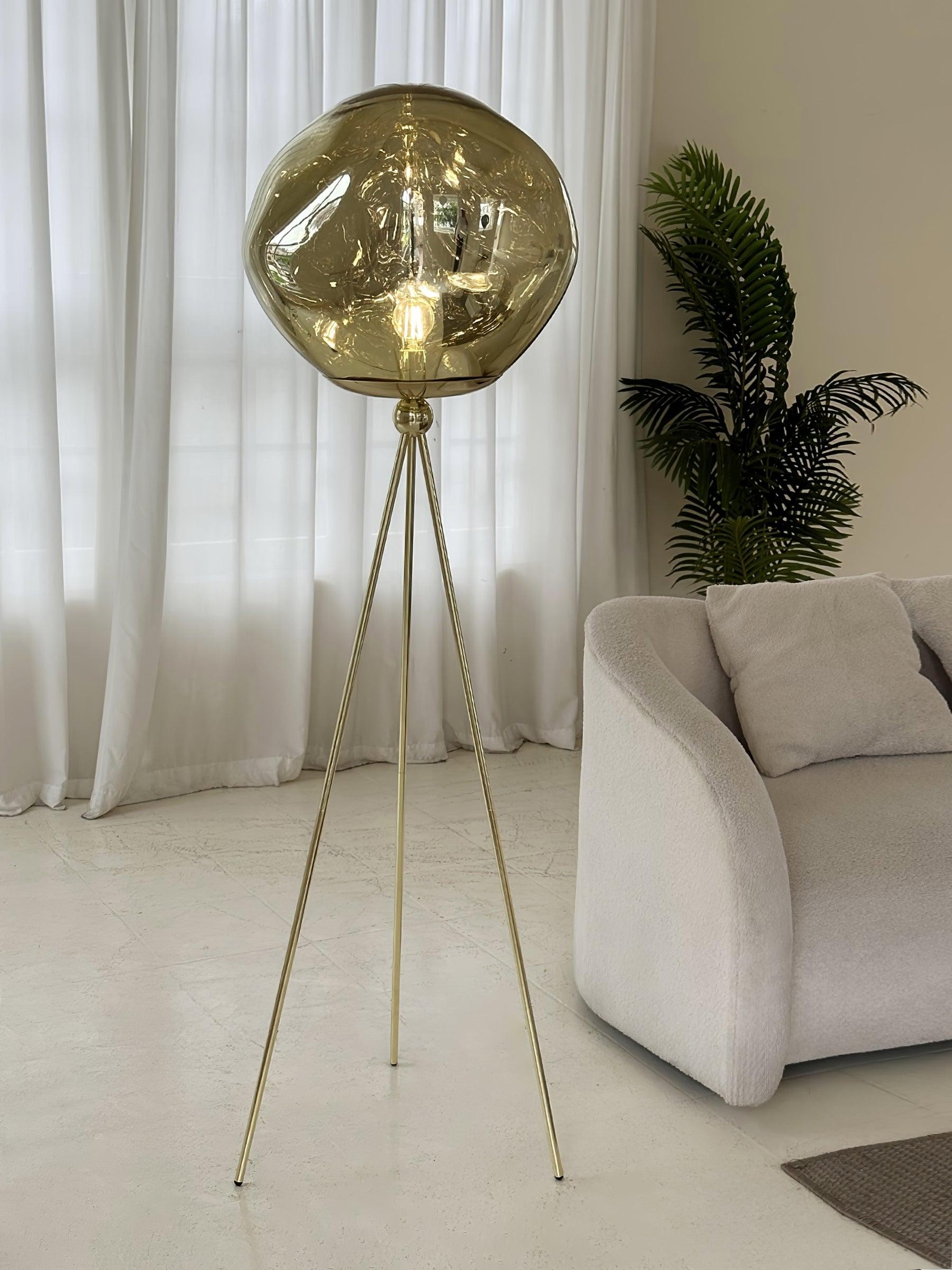 Tripod Irregular Lava Floor Lamp M216