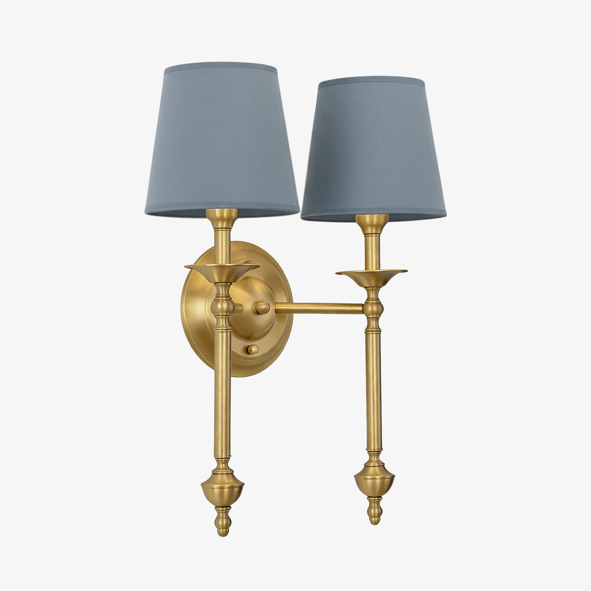 Arcuma Wall Lamp - Modern Copper and Fabric for Living Room T492