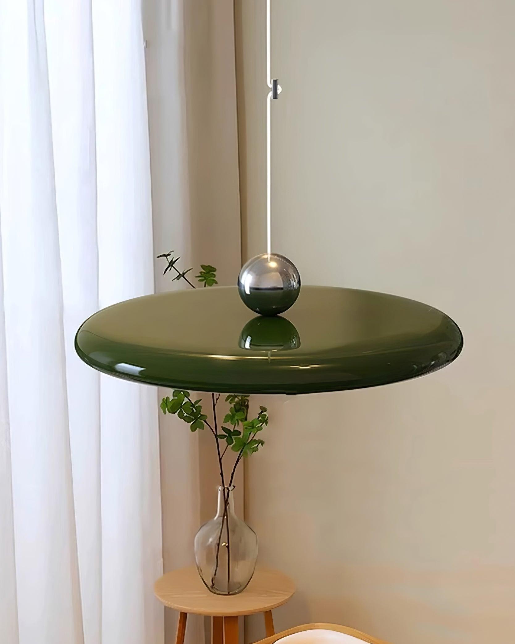 Simple Modern Adjustable Swing Arm Disc Pendant Lamp M11