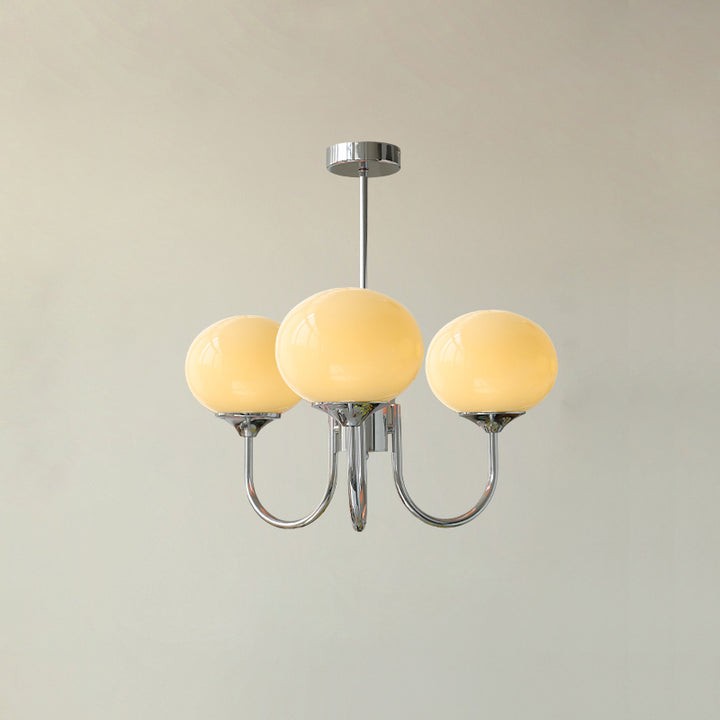 Bauhaus Glass Ball Marshmallow Chandelier S200