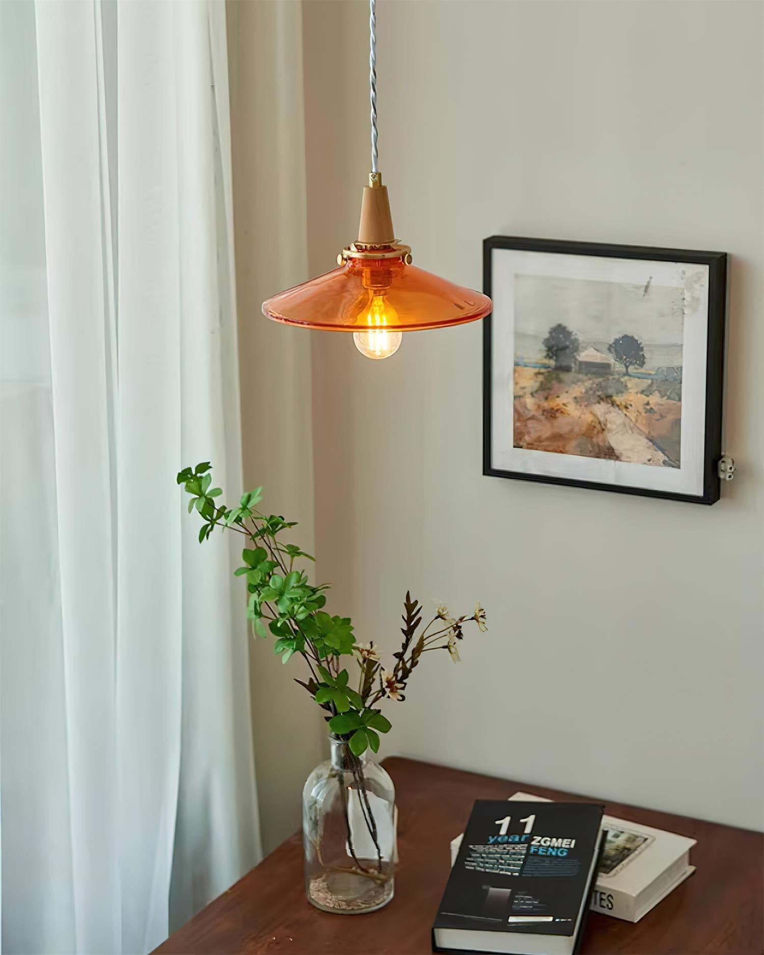Nordic Brass Glass Pendant Lamp M185