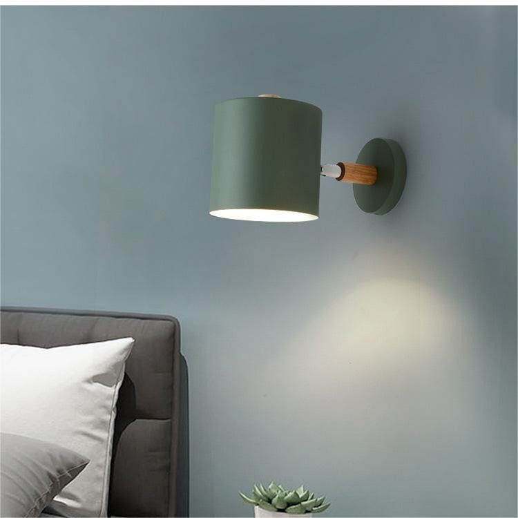 Nordic Macaron Cylinder Rotatable Wall Lamp S38