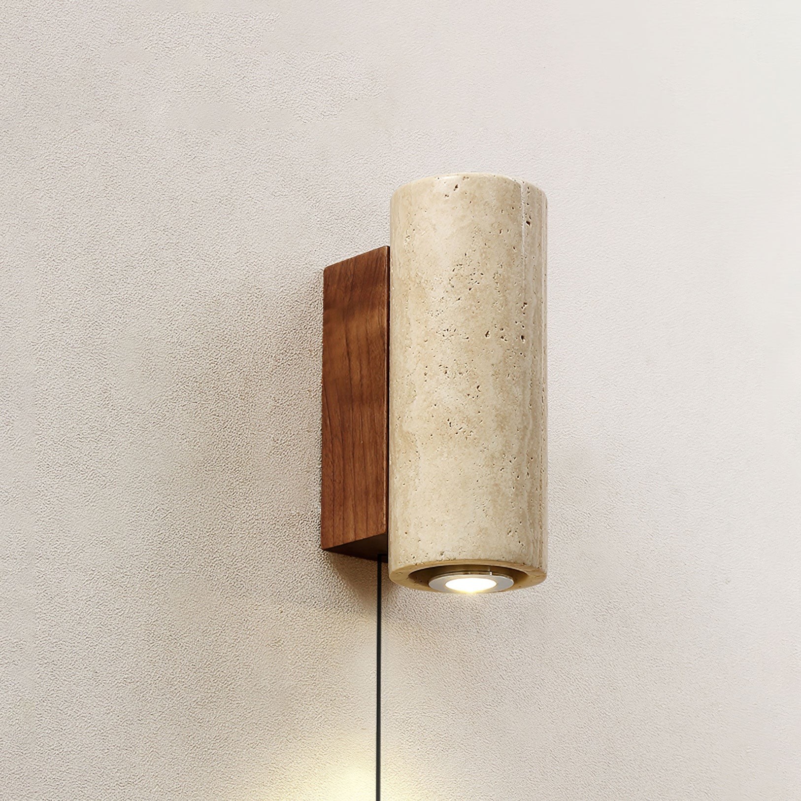 Vintage Marble Travertine Wall Lamp M475