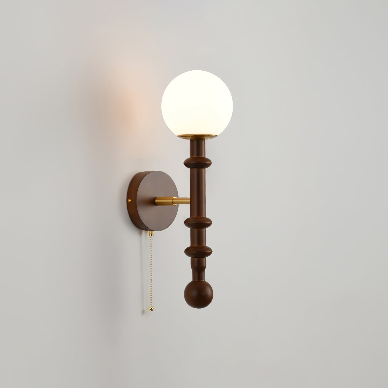 Retro Solid Wood Series Wall Lamp M419