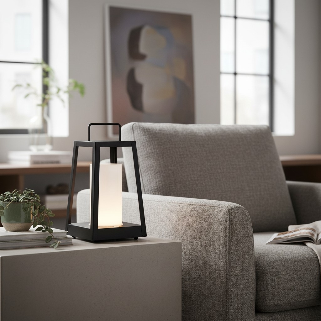 Ambulux Outdoor Portable Lamp - Compact Lantern Aesthetic for Camping or Dining T992