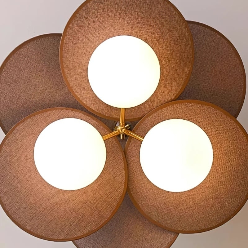Orrise Overlapping Blade Design Ceiling Light - Contemporary Decorative Light for Interiors T519