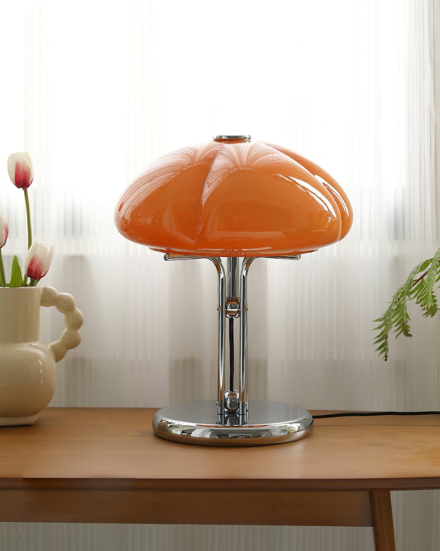High-Grade Bedroom Bedside Mushroom Glass Table Lamp M175