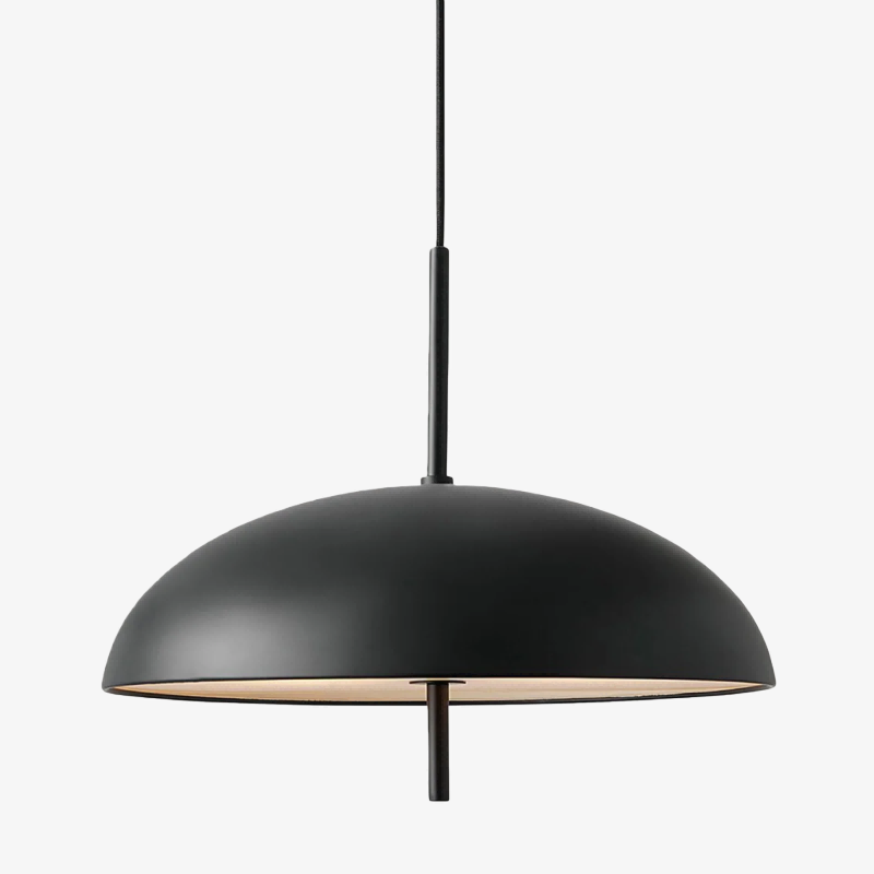 Aurelia Pendant Lamp - Sculptural Metal Frame with Sleek Shade for Dining and Entry T770