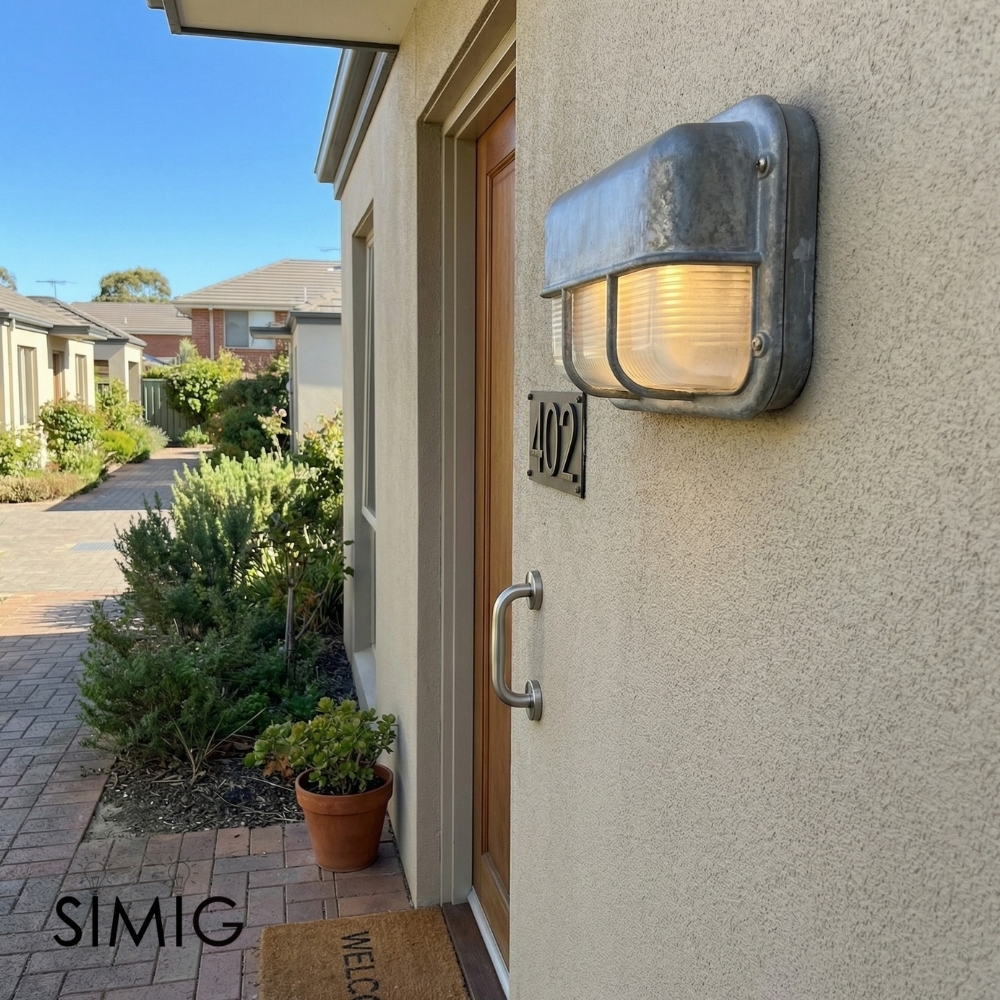 Morvane Industrial Outdoor Wall Lamp Cage Design - Outdoor Entry Light T1196