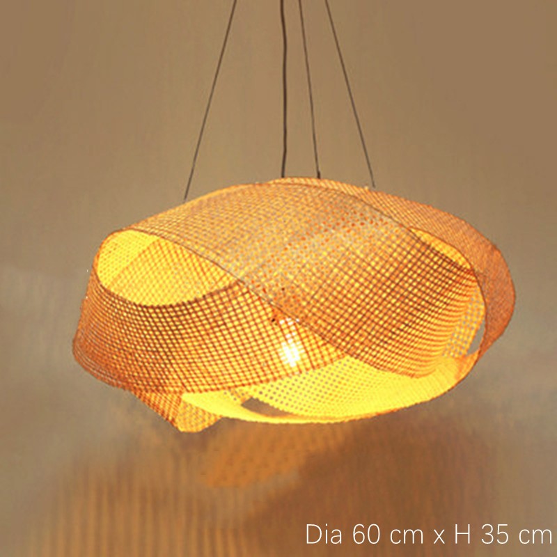 Southeast Asian Style Rattan Chandelier