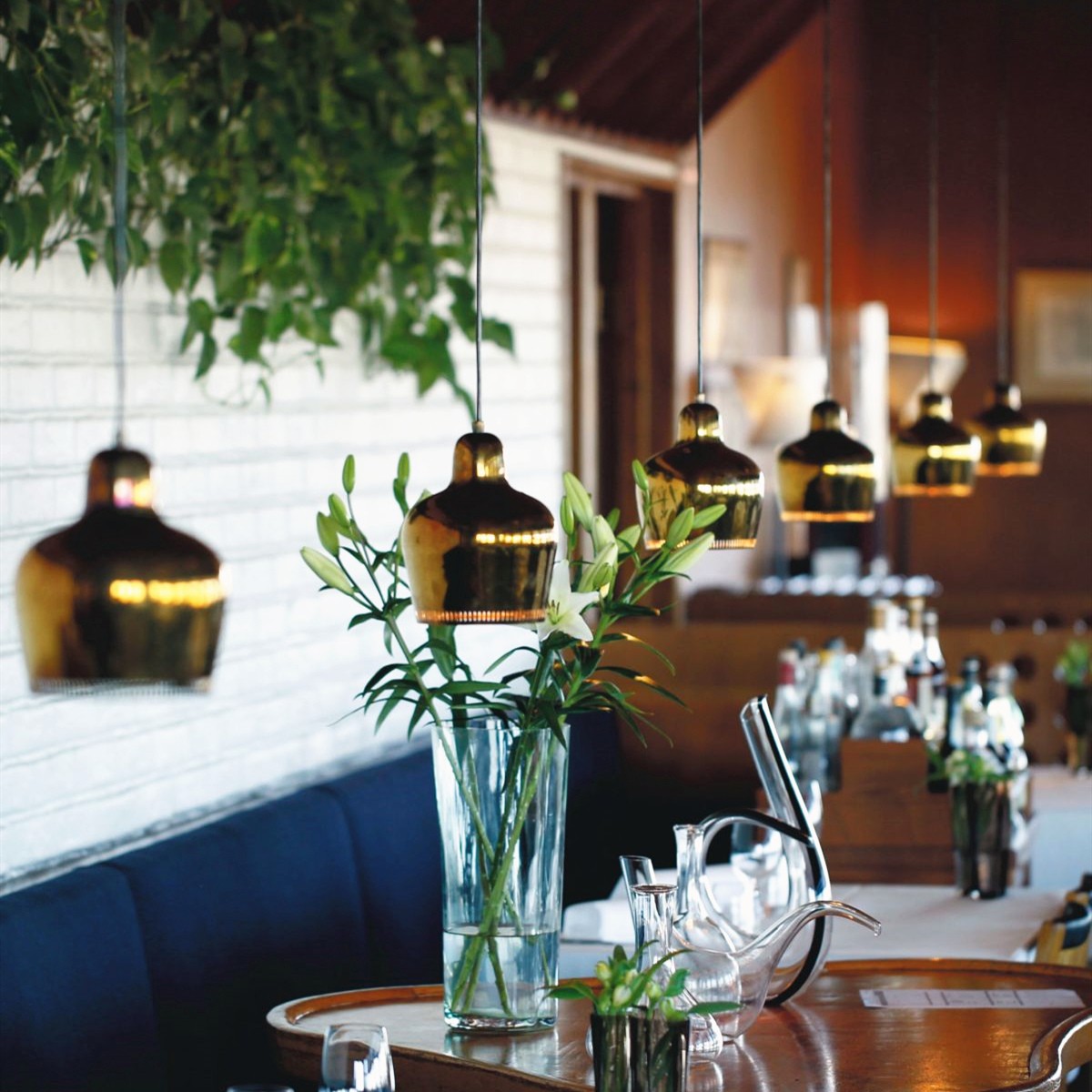 Golden Bell Pendant Lamp