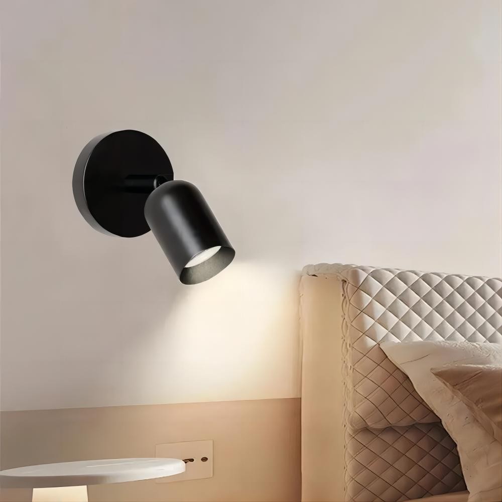 Solid Color Wall Sconce - Modern Bauhaus LED Bedside Lighting Interior S169