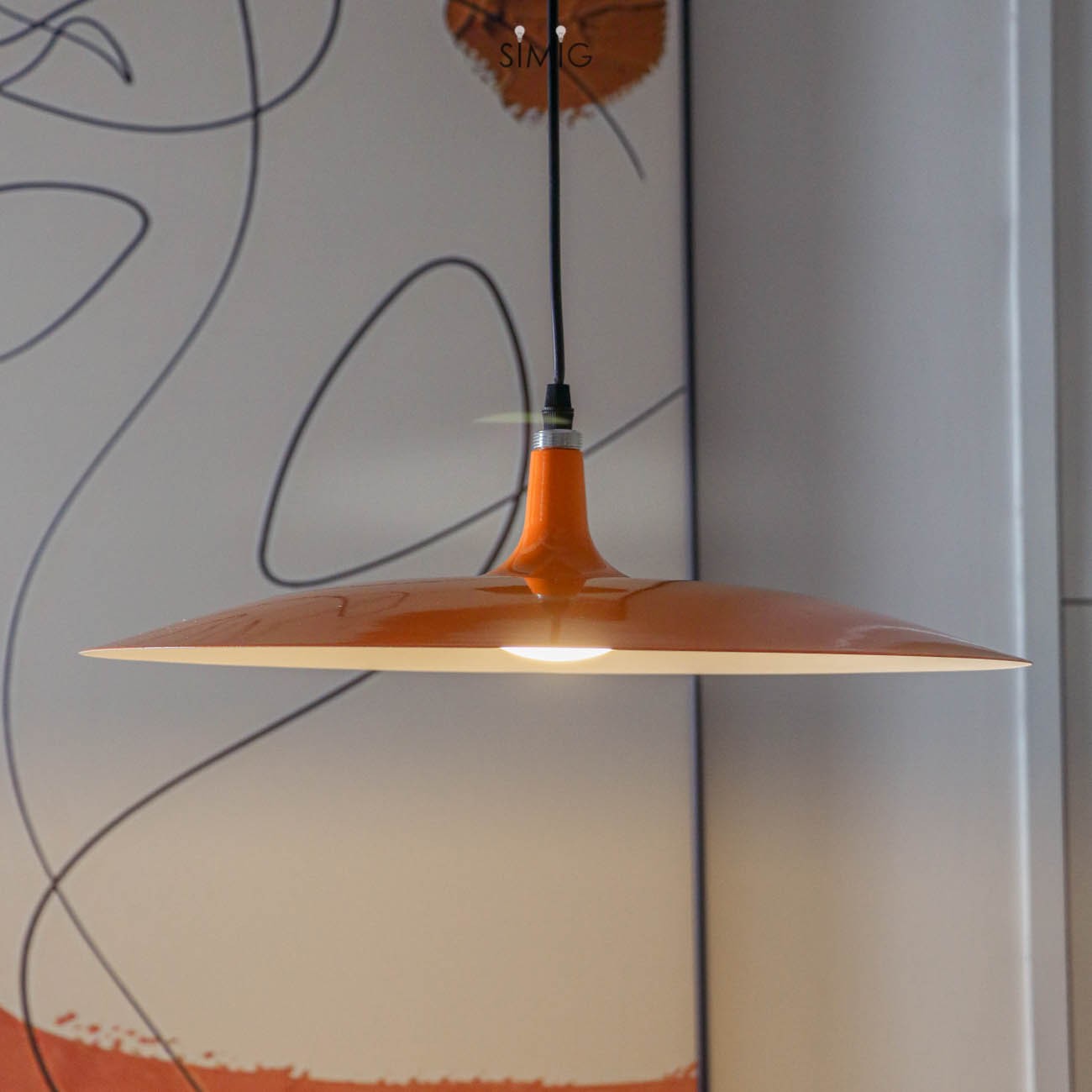 Alphomo Large Pendant Light - Scandinavian Design for Living Room