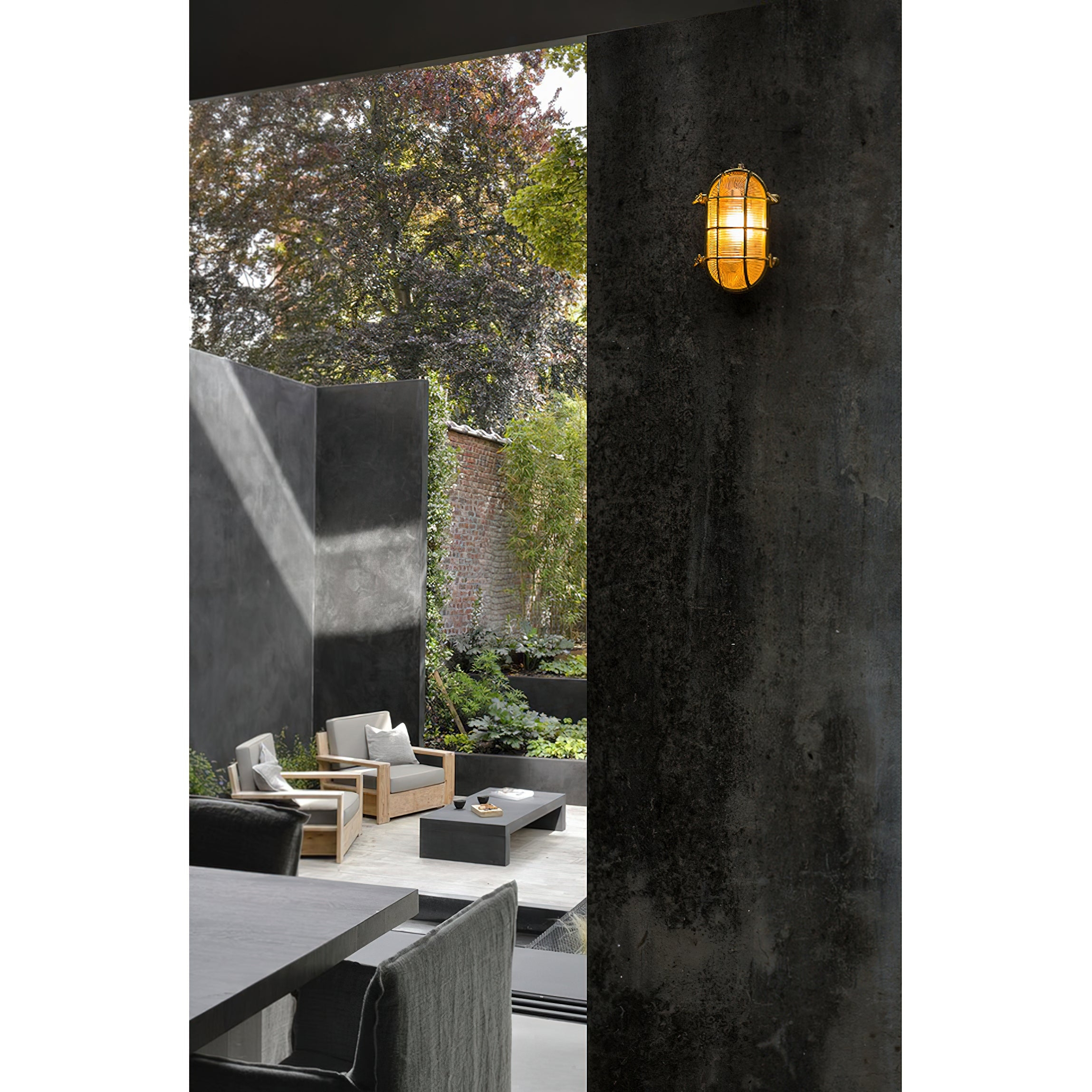 Fremantle Brass Bunker Sconce T1860