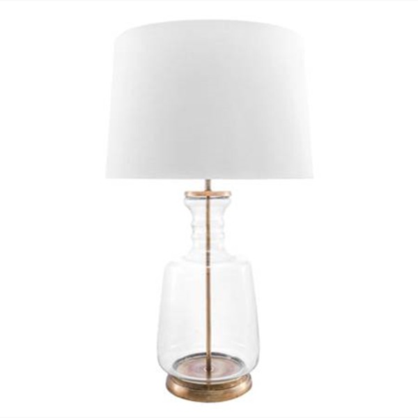 Emma Clear Glass Table Lamp