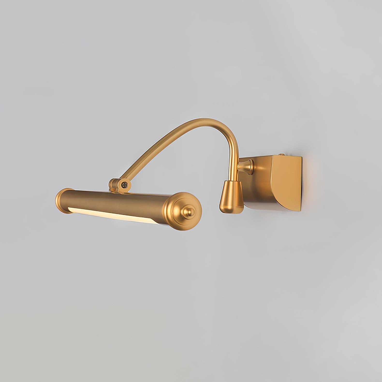 Mirror Front LED Brass Wall Lamp M556