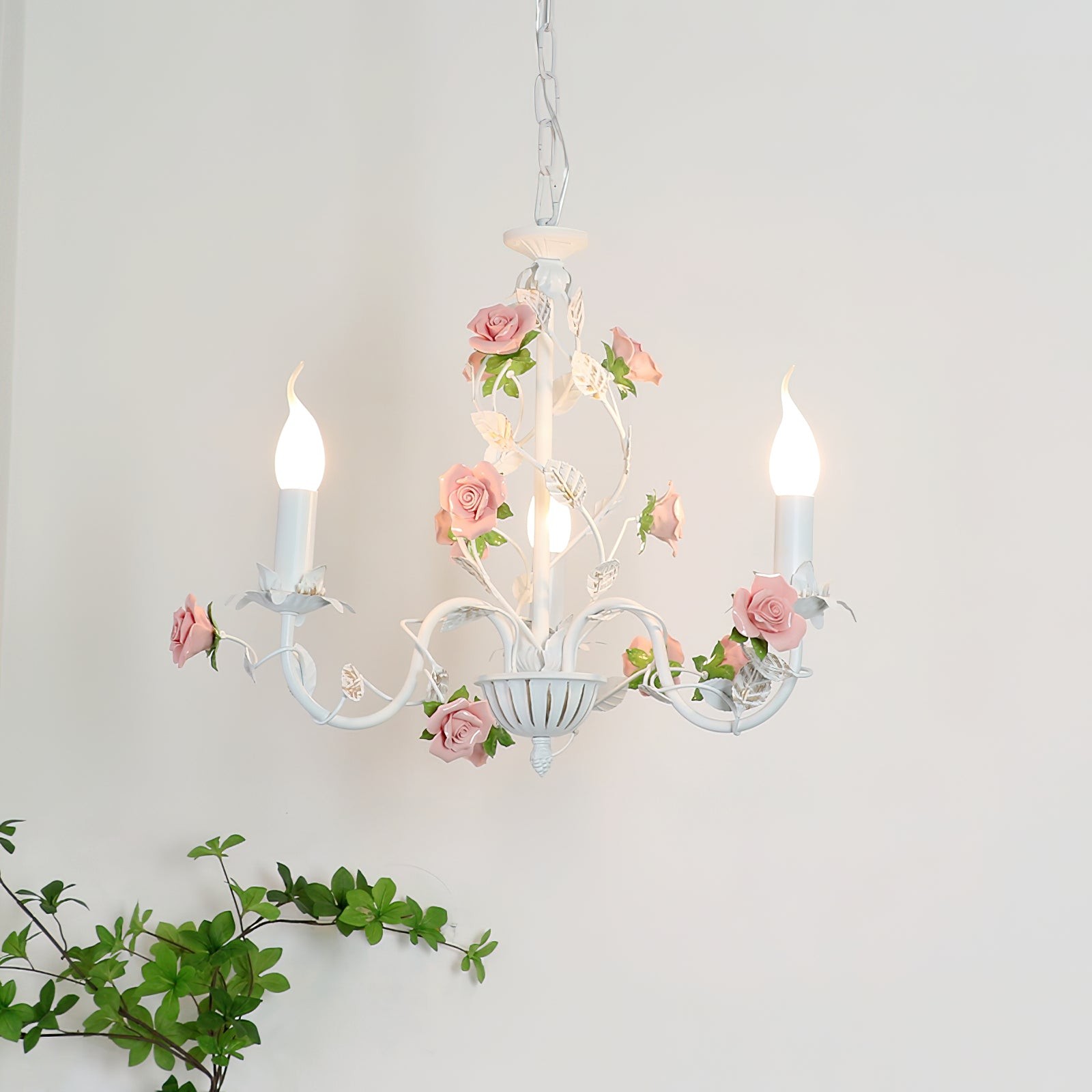 Rose Flowers Chandelier P060