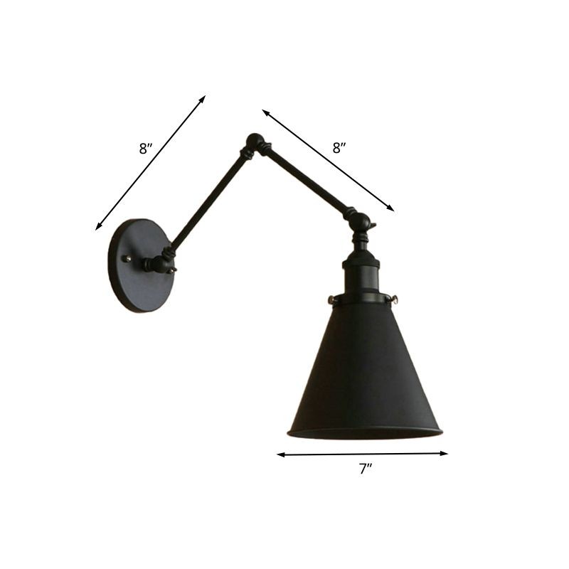 Industrial Style Adjustable Metal Wall Lamp G08