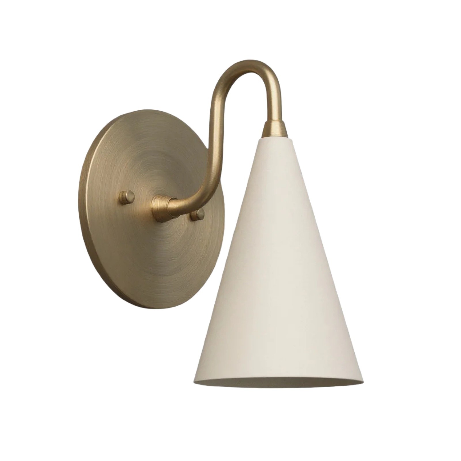 Minimalist Tall Brass Triangular Wall Lamp S307