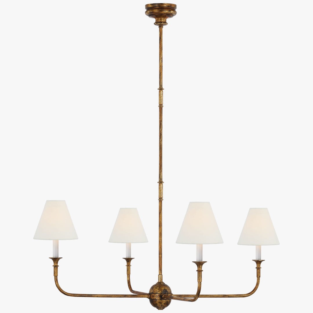 Piaf Geometric Metal Chandelier – Industrial Style for Dining Room T198