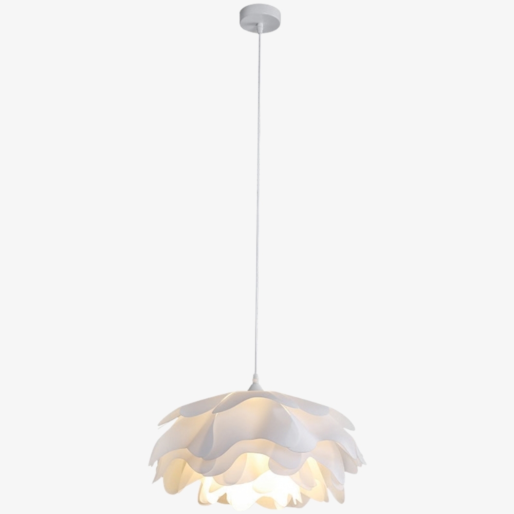 Layered Petal Pendant Light - Modern Acrylic for Bedroom S399