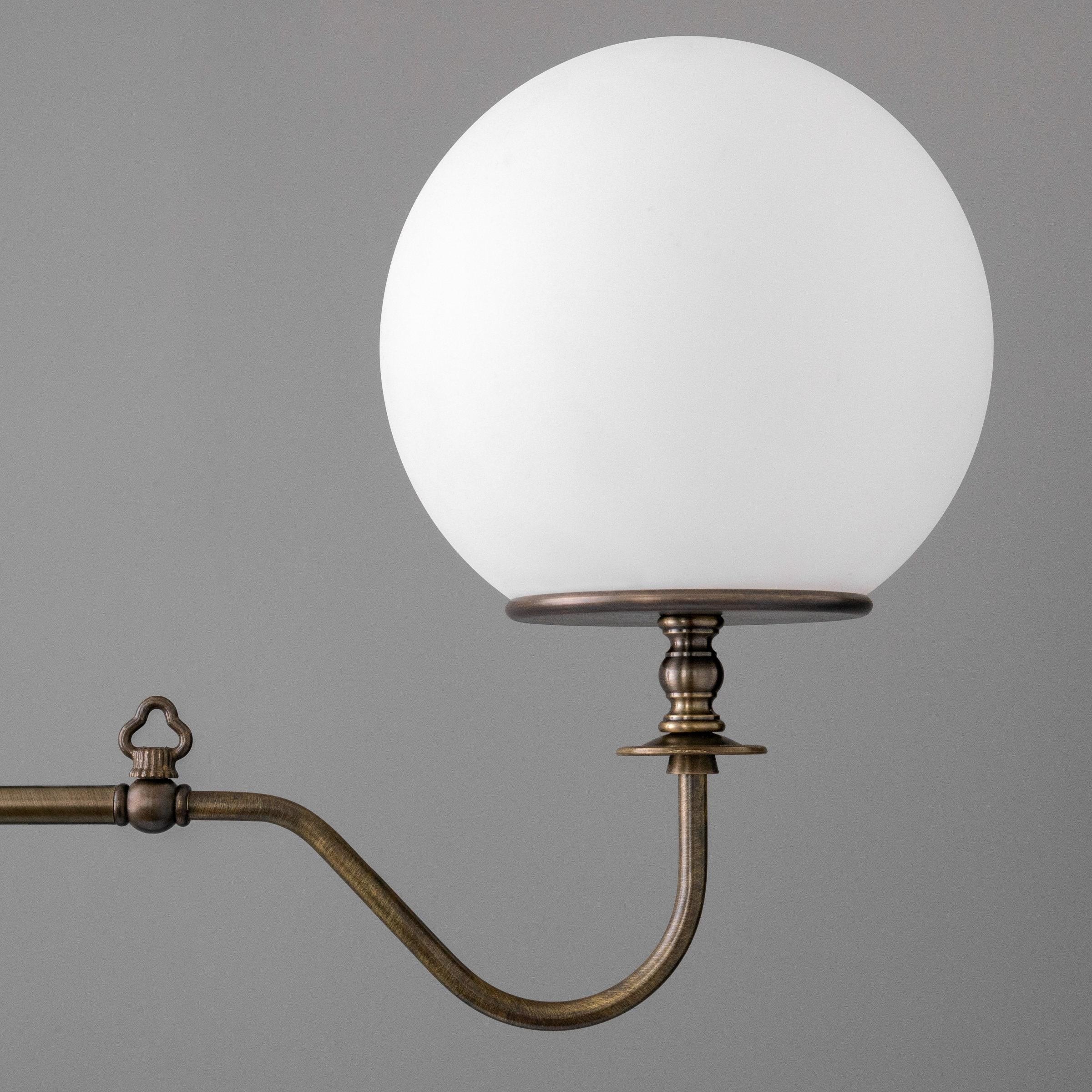 Glorica Glass Brass Chandelier Lighting - Contemporary Glass Multi-Light Hanging Fixture T405