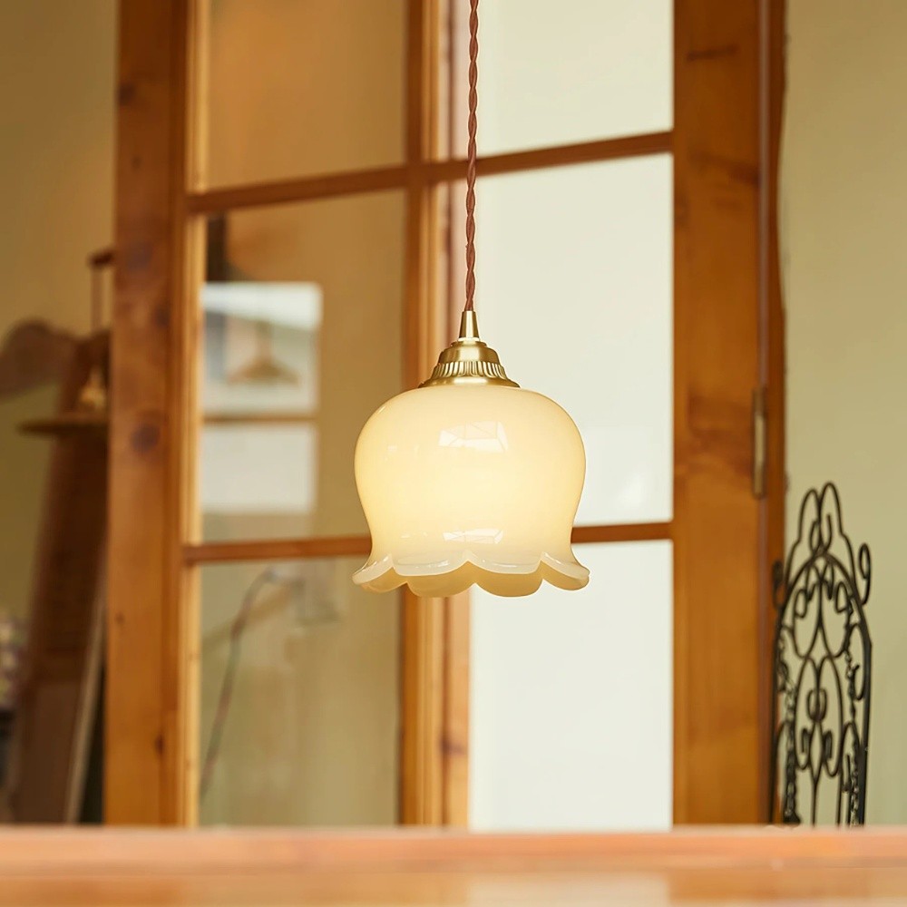Vintage Valley Flower Pendant Light S163