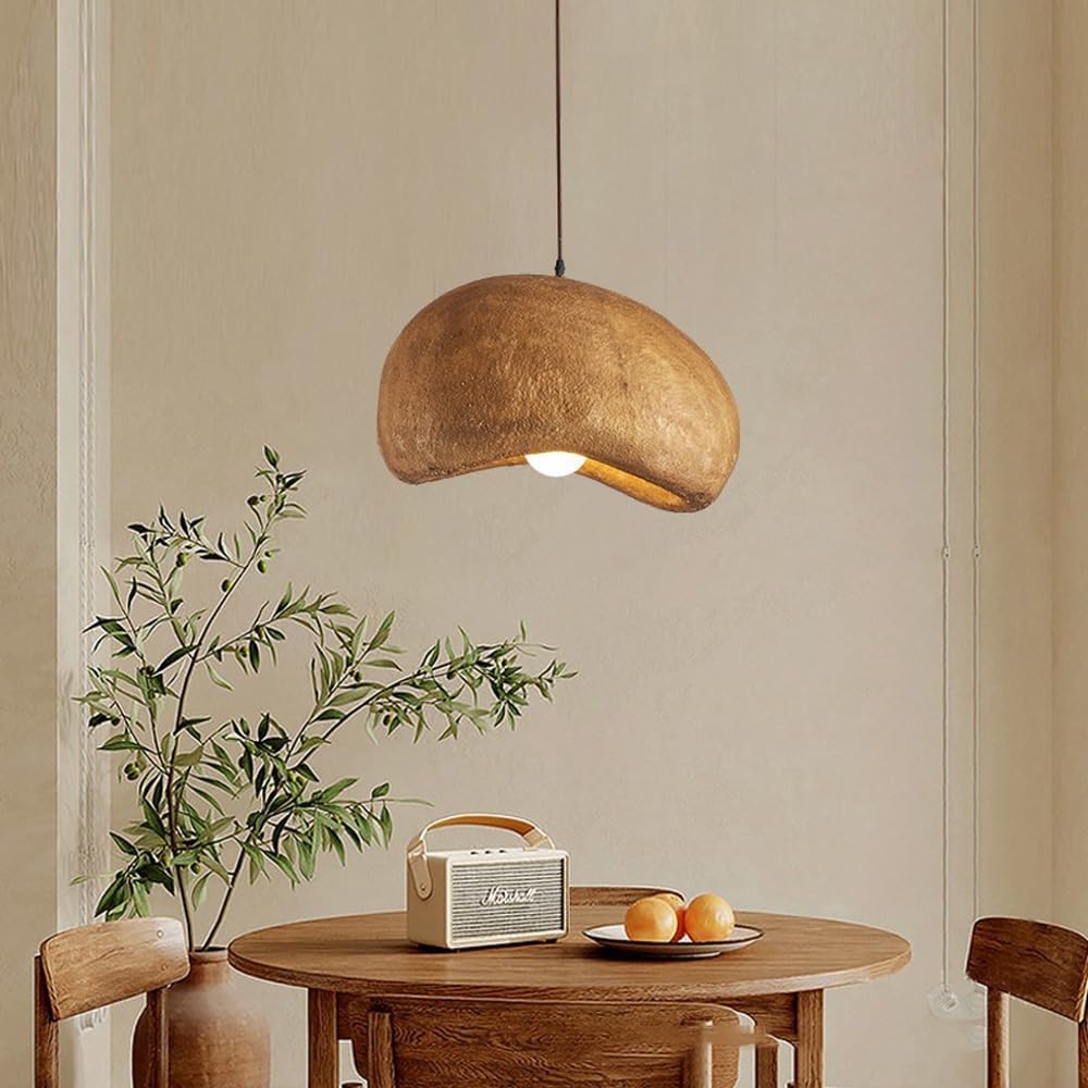 Wabi-Sabi Coffee Cloud Japandi Resin Pendant Light T2048